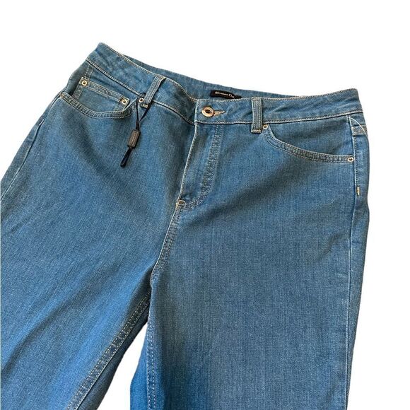 Massimo Dutti High Rise Baby Boot Crop Jeans Size 6 NWOT - Picture 6 of 16